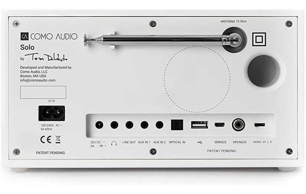 Активна полична акустика Como Audio Solo Piano White