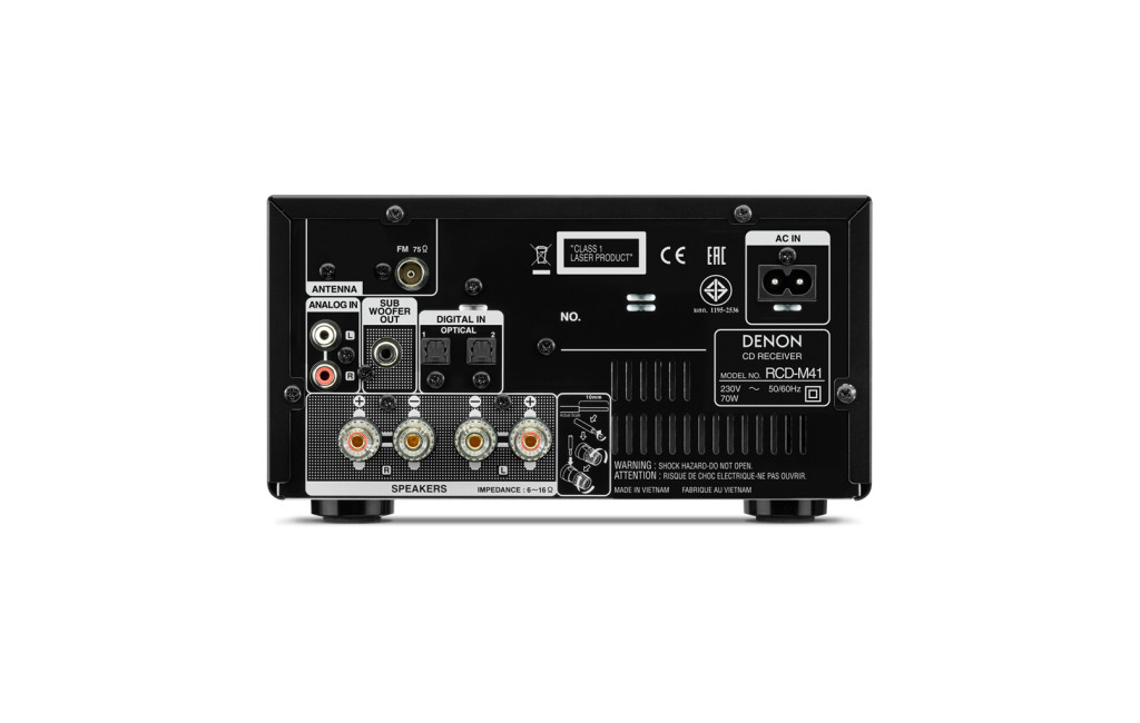 Підсилювачі, AV-ресивери Denon RCD-M41 Black