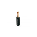 З'єднувачі, Перехідники CHORD Banana Plug - Screw Type, Black (Z)