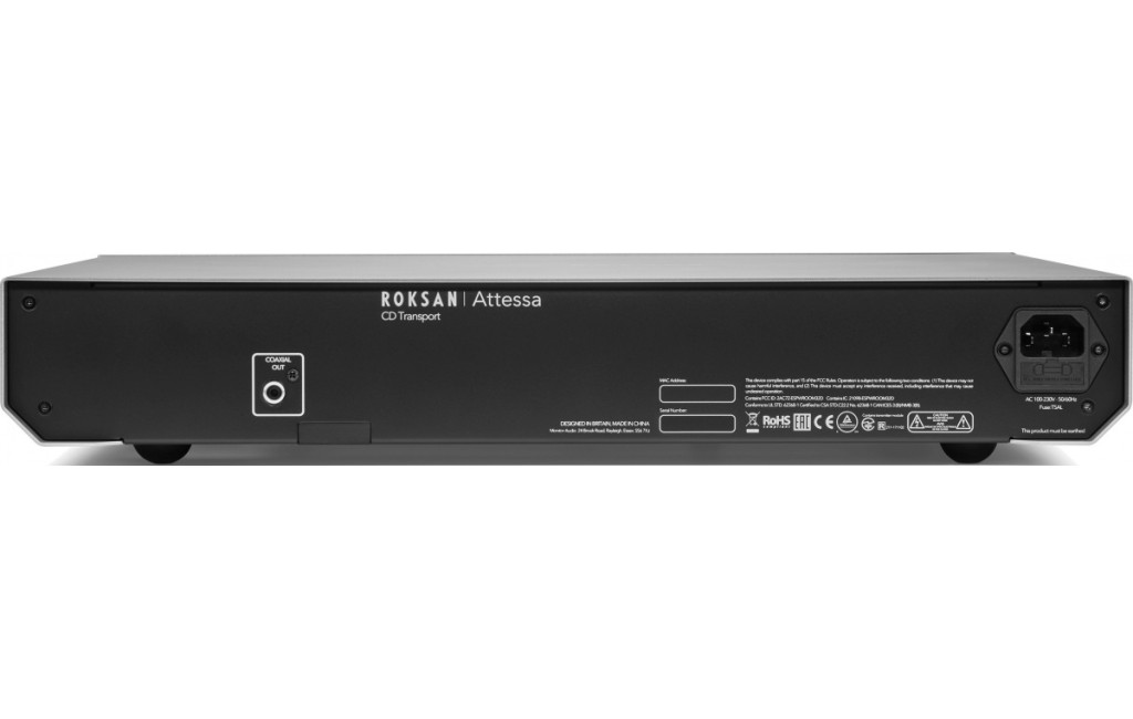 CD-ресивери Roksan Attessa CD Transport Black