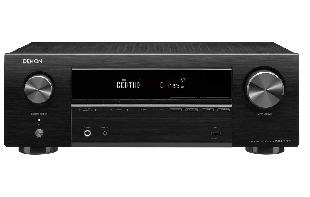 AV Ресивери Denon AVR-X550BT Black