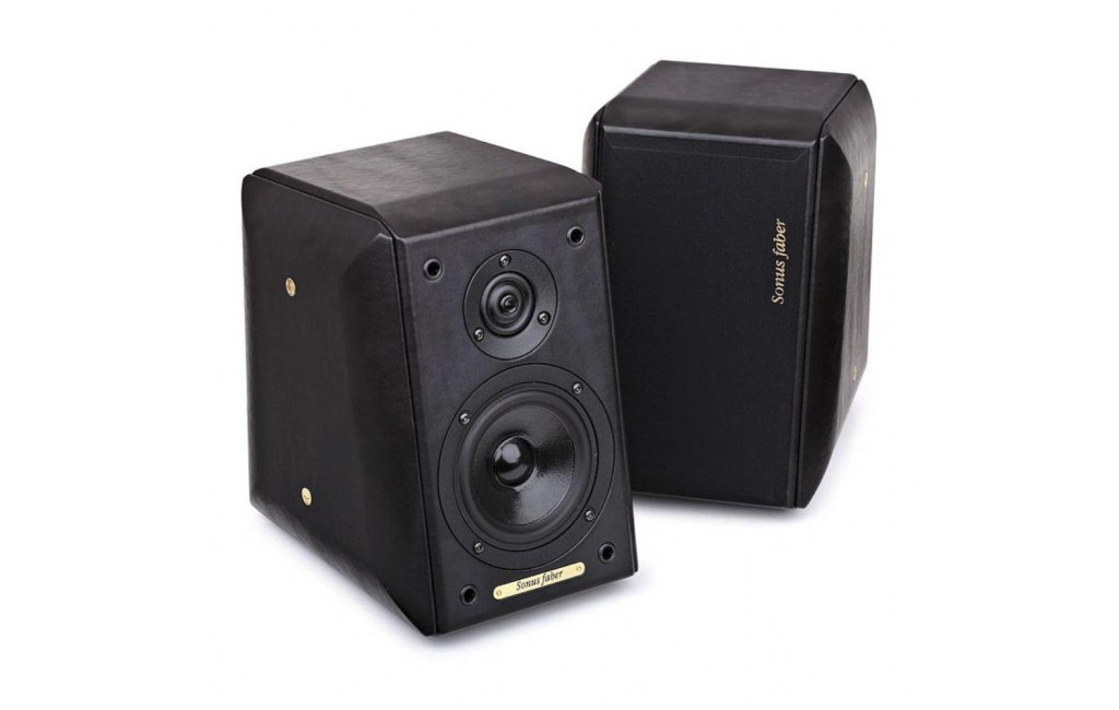 Полочна акустика SONUS FABER TOY SPEAKER Barred Leather BLACK