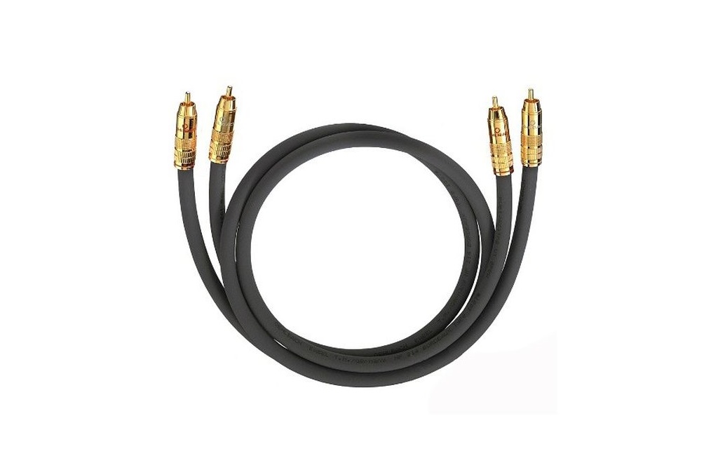 Кабелі Hi-Fi Oehlbach NF 214 Master 100 Black 2x1m