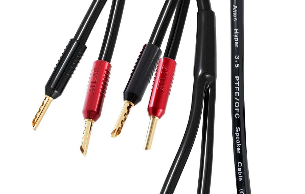 Кабелі Hi-Fi Atlas Hyper Achromatic 3.5 3 m з бананами Rhodium Z plug