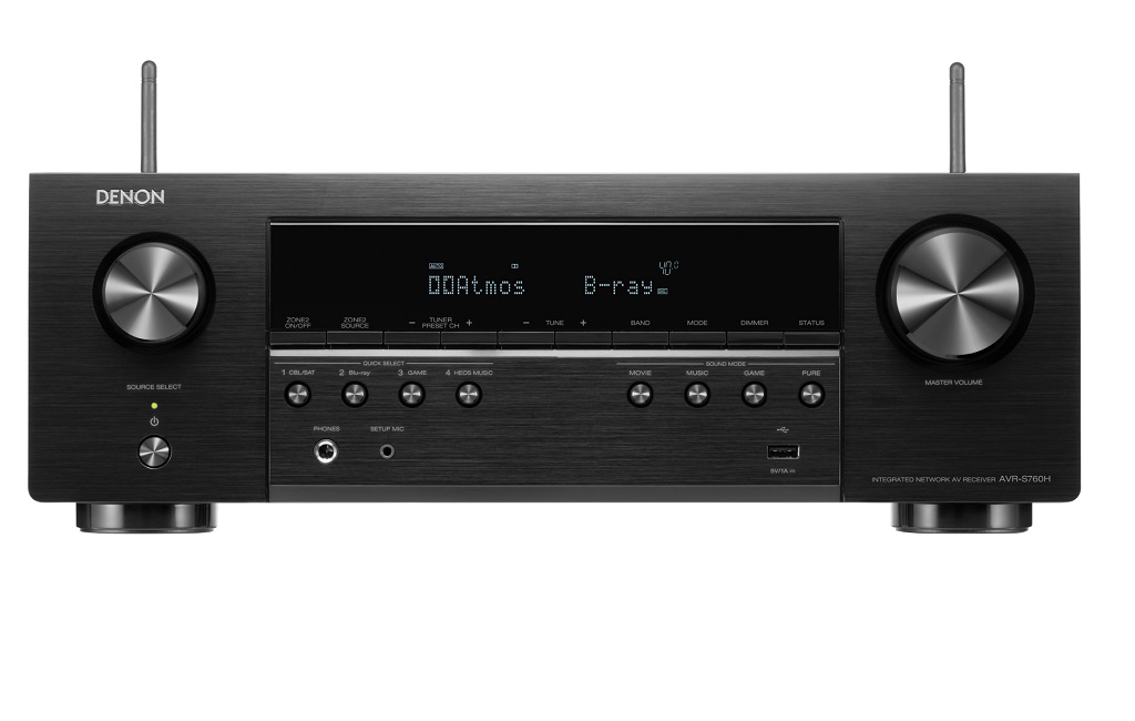 AV Ресивери Denon AVR-S 760H (7.2 сh) Black