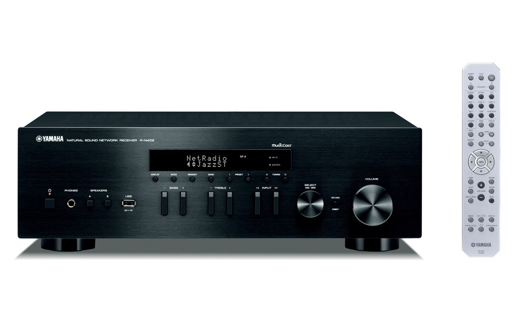 Стерео-ресівер AV ресивер Yamaha R-N402 Black