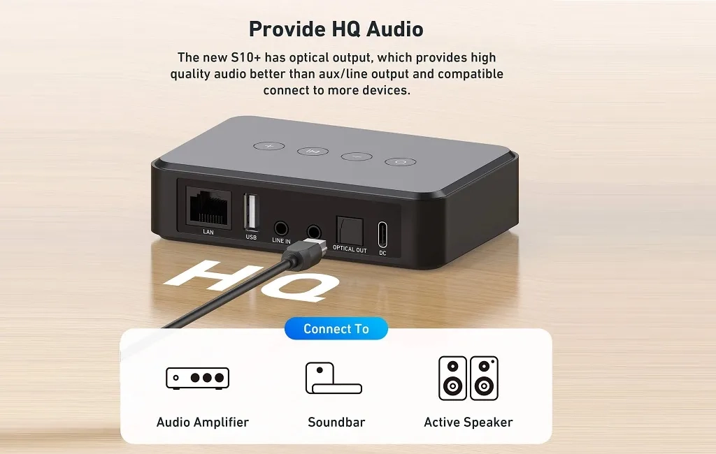 Arylic S10+ Wireless Mini Stereo Preamplifier