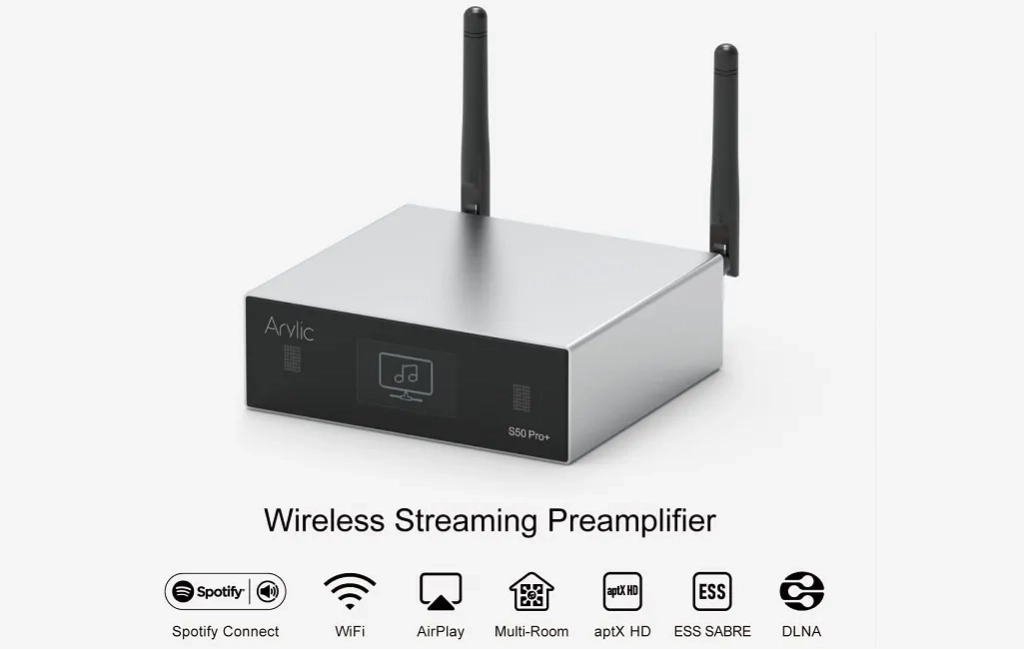 Arylic S50 Pro + Wireless Stereo Preamplifier