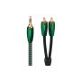 Кабелі Hi-Fi AUDIOQUEST 0.6m EVERGREEN 3.5mm > RCA