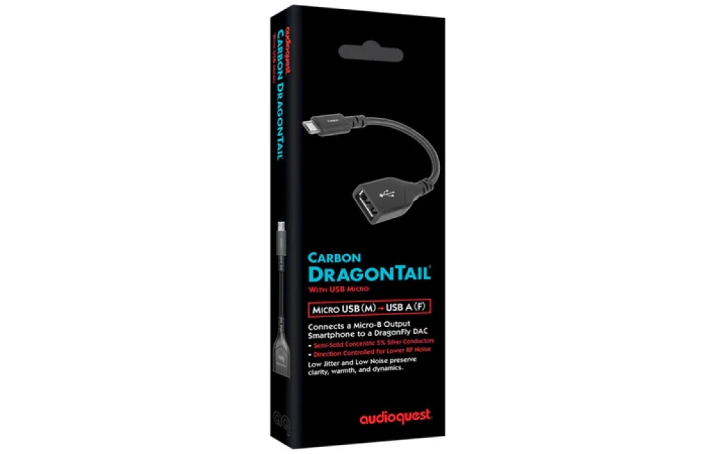 AUDIOQUEST acc DRAGON TAIL Micro USB > USB A(F) ANDROID