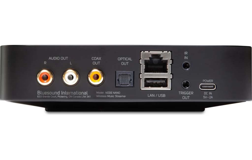 Bluesound NODE NANO Wireless Music Streamer Black