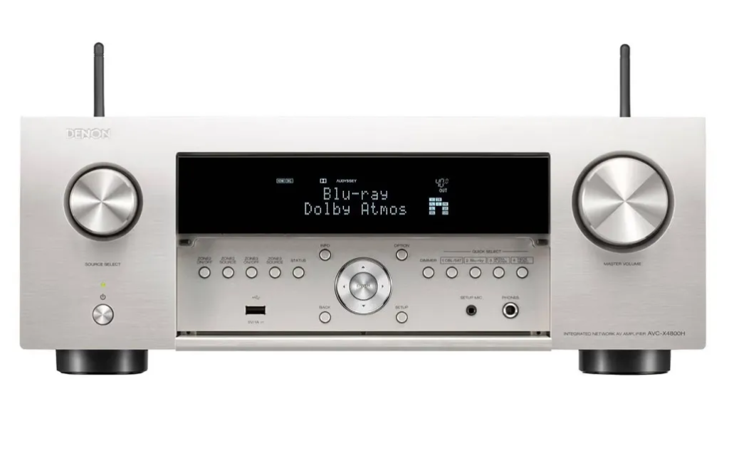 AV Ресивери Denon AVC-X4800H 8K (9.4 сh) Silver