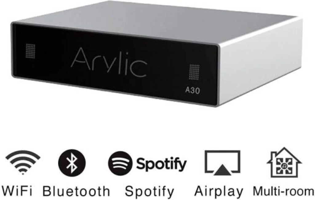 Стерео підсилювачі Arylic A30+ Wireless Stereo Mini Amplifier