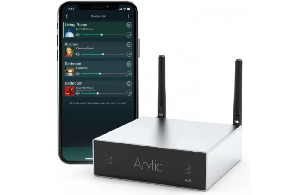 Підсилювачі потужності Arylic A50+ Wireless Stereo Amplifier