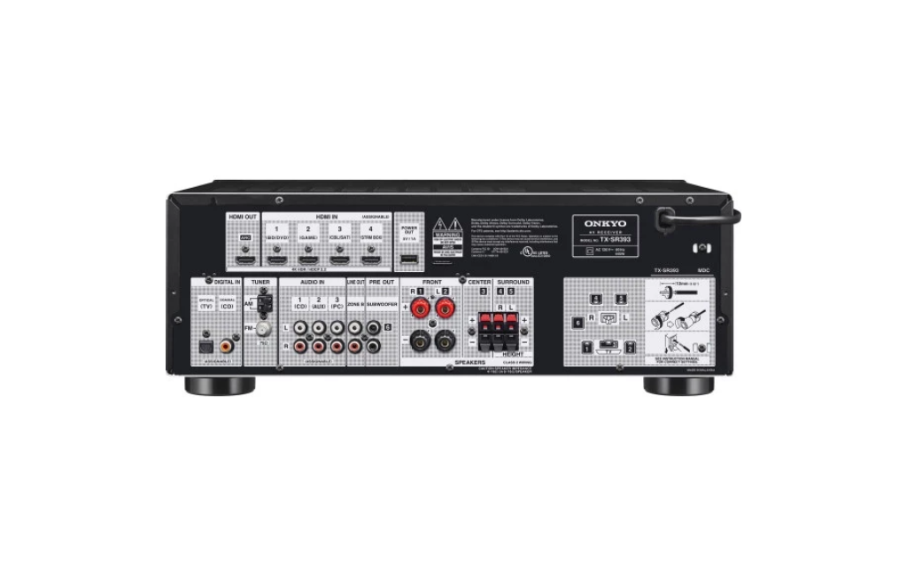 AV Ресивери Onkyo TX-SR494 DAB Black