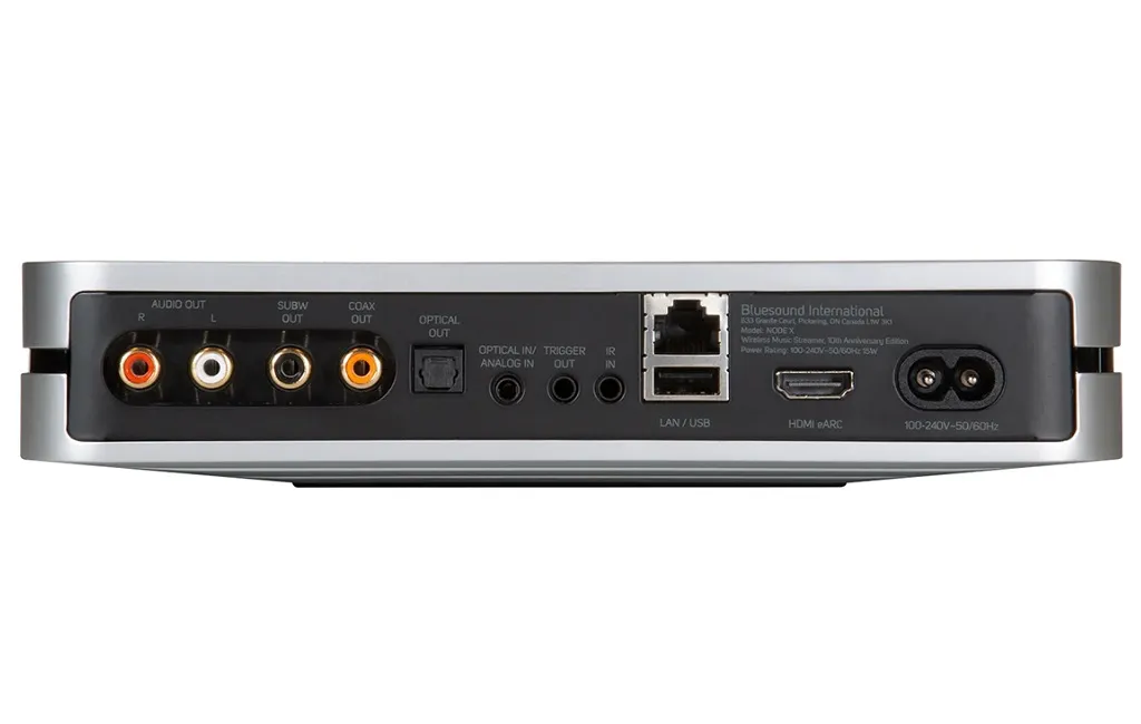 Мережевий плеєр Bluesound NODE X Wireless Music Streamer Silver