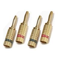 NorStone BANANA PLUGS GOLD/SET OF 4